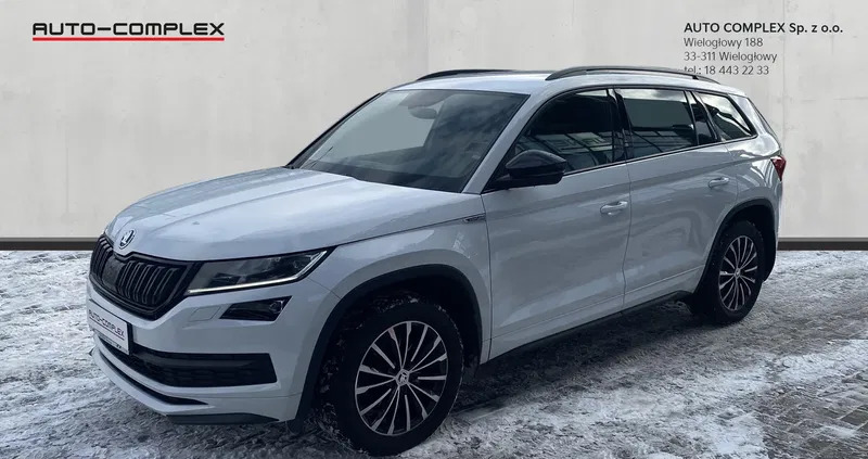 samochody osobowe Skoda Kodiaq cena 116900 przebieg: 207360, rok produkcji 2019 z Luboń